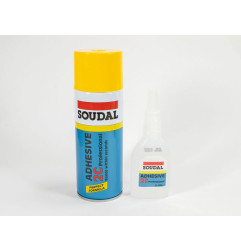 Soudal 2C Professional Fast Adhesive Set Actıvator & Glue - 100 g + 400 ml