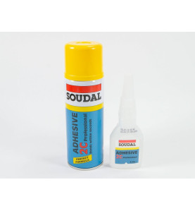 Soudal 2C Professional Fast Adhesive Set Actıvator & Glue - 50 g + 200 ml