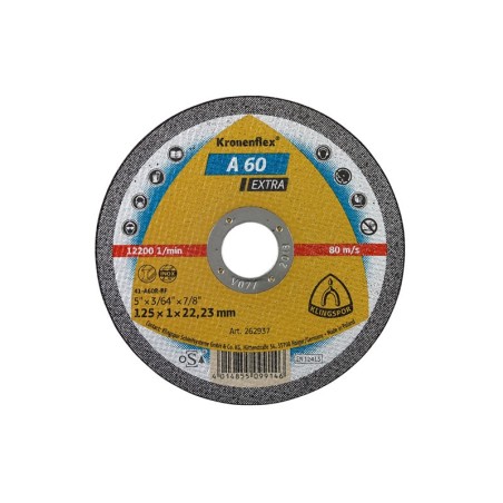 Klingspor Kronenflex A 60 Extra Cutting Disc - 125 x 1.0 x 22.23 mm