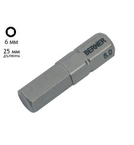 Berner SW Premium Hex Bit - 6 mm