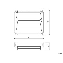 MK-20A Shoe Rack - 764 mm
