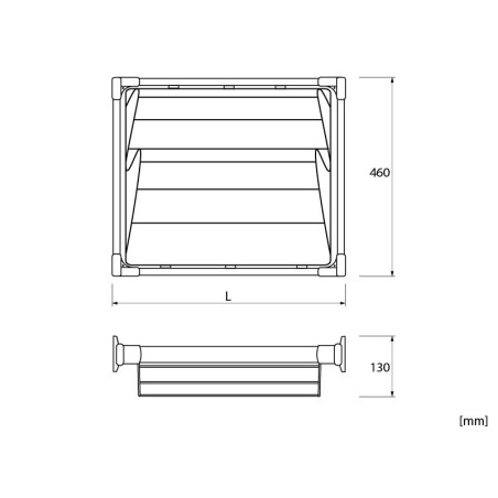 MK-20A Shoe Rack - 764 mm