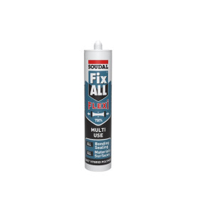 Еластично монтажно лепило Soudal Fix All Flexi - Бял