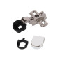 KAMA Glass Door Hinges 1 - Half Overlay