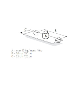 KAMA Pelican Shelf Support - Medium, Mount