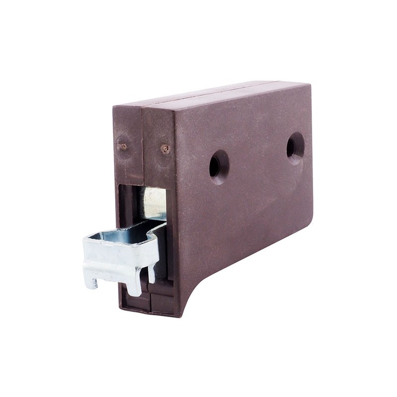 Окачвач за лайстна за кухненски шкафове с регулиране - Кафяв