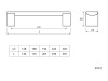 Алуминиева мебелна дръжка MD-337B - схема