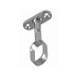 Oval Wardrobe Rail Holder - Middle