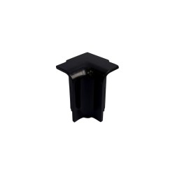 Internal Corner For PVC Convex Skirting - Mini, Black