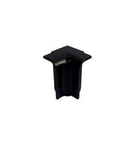 Internal Corner For PVC Convex Skirting - Mini, Black