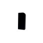 End Cap For PVC Convex Skirting - Mini, Left, Black