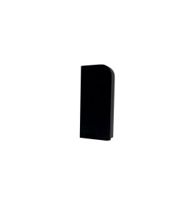 End Cap For PVC Convex Skirting - Mini, Left, Black