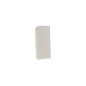 End Cap For PVC Convex Skirting - Mini, Right, White