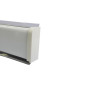 End Cap For PVC Convex Skirting - Mini, Right, White