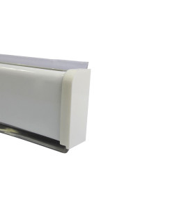 PVC Convex Skirting - Mini, White