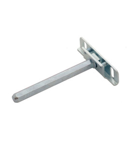 Hidden Shelf Support With Hanger Bolt And Plate