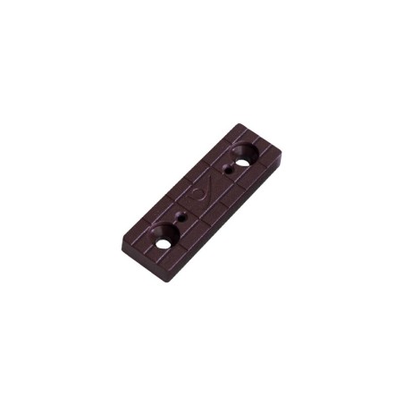 Plastic Furniture Foot - Brown