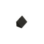 Plastic Corner Brace - Black, 10 pcs