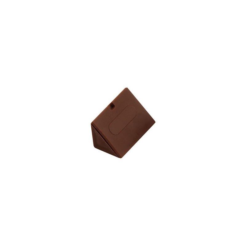 Plastic Corner Brace - Brown, 10 pcs