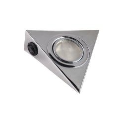 GTV Pyramidal Surface Mounted Halogen Light - Chrome