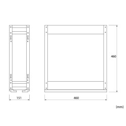 KAMA Aluminium Kitchen Basket - 200 mm