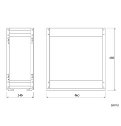 KAMA Aluminium Kitchen Basket - 300 mm