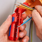 Универсален уред за заголване KNIPEX - ErgoStrip