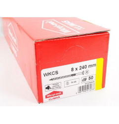 Wkret-met WKCS Wood Screws - 8 x 240 mm, 50 pcs