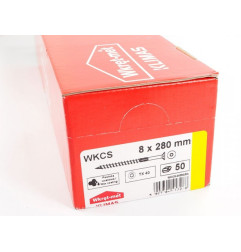 Самопробивни винтове за дърво Wkret-met WKCS - ф8 x 280 мм, 50 бр.