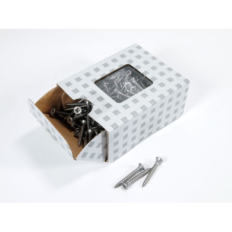 Stainless Steel A2 Wood Screws - ∅3.5 x 30 mm, 200 pcs