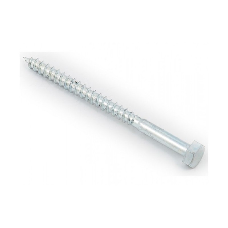 Hex Head Wood Screw - 6 x 80 mm
