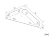 Триизмерна ъглова метална планка NS 75 - Схема