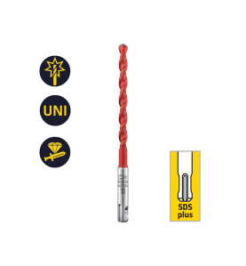 Alpen Profi Multicut Universal Drill Bit - 1/4" Hexagonal Shank, 8 mm