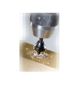 Alpen HSS Countersinks For Metal - 1/4" Hexagonal Shank, Application