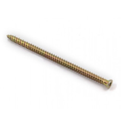 KAMA Metal Frame Countersunk Head Screw - 7.5 х 132 mm, Yellow zinc
