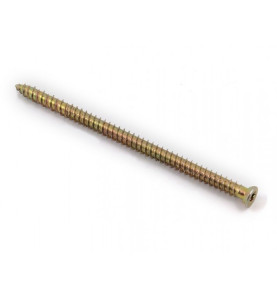 KAMA Metal Frame Countersunk Head Screw - 7.5 х 132 mm, Yellow zinc