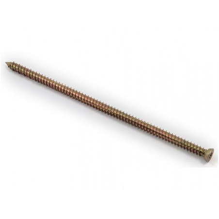 KAMA Metal Frame Countersunk Head Screw - 7.5 х 182 mm, Yellow zinc