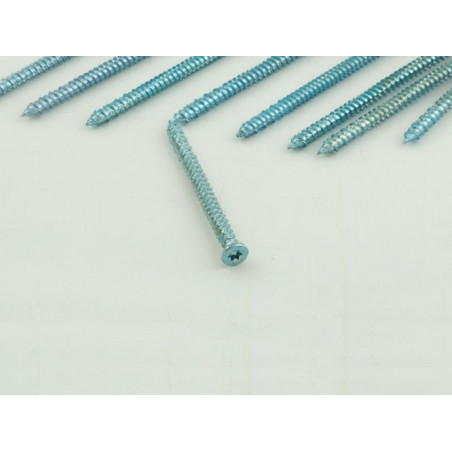 KAMA Metal Frame Countersunk Head Screw - 7.5 х 92 mm, White zinc