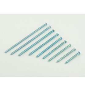 KAMA Metal Frame Countersunk Head Screw - 7.5 х 132 mm, White zinc