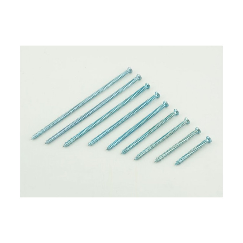 KAMA Metal Frame Countersunk Head Screw - 7.5 х 202 mm, White zinc