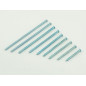 KAMA Metal Frame Countersunk Head Screw - 7.5 х 202 mm, White zinc