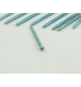 KAMA Metal Frame Countersunk Head Screw - 7.5 х 212 mm, White zinc