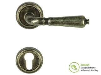 Дръжки за интериорни врати Forme Vintage Antik - Антично сребро, За секретен патрон