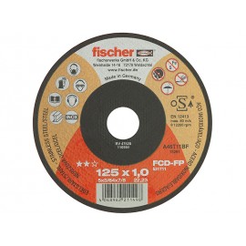 Тънък диск за рязане на стомана и неръждаема стомана Fischer Profi - 125 x 1.0 мм