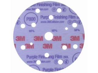 3M 260L Hookit Abrasive Velcro Film Discs, P800 - P1500 - Front