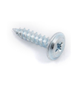 Zinc Plated Washer Screw - White, 4.2 х 19 mm