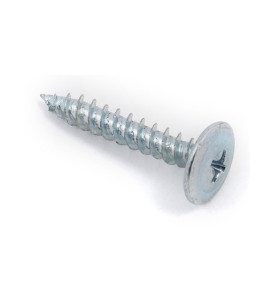 Zinc Plated Washer Screw - White, 4.2 х 25 mm