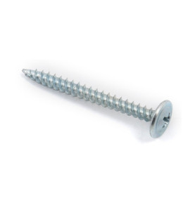 Zinc Plated Washer Screw - White, 4.2 х 40 mm