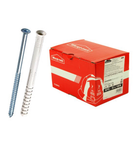 Wkret-met KPS 10 Frame Plug With Torx Countersunk Head Screw - 10 x 100 mm, Box