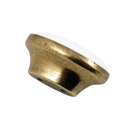KAMA 0042 Retro Furniture Handle - 16 mm, Ceramic + Gold